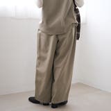 ウールライク裏起毛イージーカーブパンツ | coen【women】 | 詳細画像15 