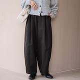 ウールライク裏起毛イージーカーブパンツ | coen【women】 | 詳細画像2 