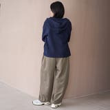 ウールライク裏起毛イージーカーブパンツ | coen【women】 | 詳細画像23 