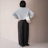 ウールライク裏起毛イージーカーブパンツ | coen【women】 | 詳細画像6 
