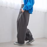 ウールライク裏起毛イージーカーブパンツ | coen【women】 | 詳細画像8 