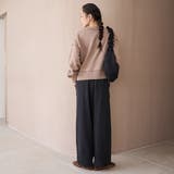 【REVERSE WARM】あったかスウェット ワイドカーブパンツ | coen【women】 | 詳細画像10