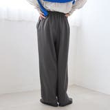 【REVERSE WARM】あったかスウェット ワイドカーブパンツ | coen【women】 | 詳細画像15