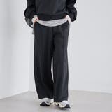 【REVERSE WARM】あったかスウェット ワイドカーブパンツ | coen【women】 | 詳細画像2