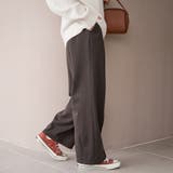 【REVERSE WARM】あったかスウェット ワイドカーブパンツ | coen【women】 | 詳細画像25