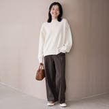 【REVERSE WARM】あったかスウェット ワイドカーブパンツ | coen【women】 | 詳細画像27