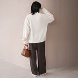 【REVERSE WARM】あったかスウェット ワイドカーブパンツ | coen【women】 | 詳細画像29