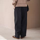 【REVERSE WARM】あったかスウェット ワイドカーブパンツ | coen【women】 | 詳細画像7