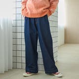 裏起毛ワイドデニムパンツ【インフルエンサー紹介アイテム】 | coen【women】 | 詳細画像1 