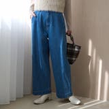 裏起毛ワイドデニムパンツ【インフルエンサー紹介アイテム】 | coen【women】 | 詳細画像13 