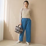 裏起毛ワイドデニムパンツ【インフルエンサー紹介アイテム】 | coen【women】 | 詳細画像16 