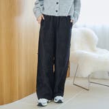 3Dフラワー刺繍 コーデュロイイージーワイドパンツ | coen【women】 | 詳細画像2