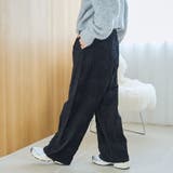 3Dフラワー刺繍 コーデュロイイージーワイドパンツ | coen【women】 | 詳細画像3