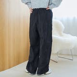 3Dフラワー刺繍 コーデュロイイージーワイドパンツ | coen【women】 | 詳細画像4