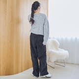 3Dフラワー刺繍 コーデュロイイージーワイドパンツ | coen【women】 | 詳細画像7