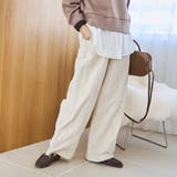 3Dフラワー刺繍 コーデュロイイージーワイドパンツ | coen【women】 | 詳細画像9