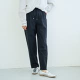 BLACK | 【定番 新サイズ登場】イージービューティーテーパードパンツ（WEB限定サイズあり… | coen【women】