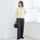 【定番/新サイズ登場】イージービューティーワイドパンツ（WEB限定サイズあり） | coen【women】 | 詳細画像13 