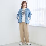 【定番/新サイズ登場】イージービューティーワイドパンツ（WEB限定サイズあり） | coen【women】 | 詳細画像18 