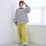 【定番/新サイズ登場】イージービューティーワイドパンツ（WEB限定サイズあり） | coen【women】 | 詳細画像23 