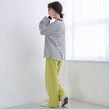 【定番/新サイズ登場】イージービューティーワイドパンツ（WEB限定サイズあり） | coen【women】 | 詳細画像24 