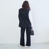 【定番/新サイズ登場】イージービューティーワイドパンツ（WEB限定サイズあり） | coen【women】 | 詳細画像3 