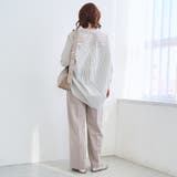 【定番/新サイズ登場】イージービューティーワイドパンツ（WEB限定サイズあり） | coen【women】 | 詳細画像9 