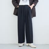 BLACK | 【定番/新サイズ登場】イージービューティーワイドパンツ（WEB限定サイズあり） | coen【women】