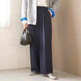 NAVY | 【定番/新サイズ登場】イージービューティーワイドパンツ（WEB限定サイズあり） | coen【women】