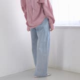 ウエストリボン ワイドストレートデニムパンツ | coen【women】 | 詳細画像14 