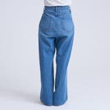 ウエストリボン ワイドストレートデニムパンツ | coen【women】 | 詳細画像28 