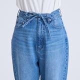 ウエストリボン ワイドストレートデニムパンツ | coen【women】 | 詳細画像29 