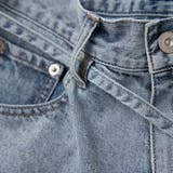 ウエストリボン ワイドストレートデニムパンツ | coen【women】 | 詳細画像40 