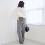 ウエストリボン ワイドストレートデニムパンツ | coen【women】 | 詳細画像6 