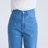 花柄刺繍 ワイドストレートデニムパンツ | coen【women】 | 詳細画像19 