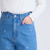 花柄刺繍 ワイドストレートデニムパンツ | coen【women】 | 詳細画像20 
