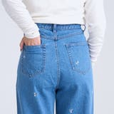 花柄刺繍 ワイドストレートデニムパンツ | coen【women】 | 詳細画像21 