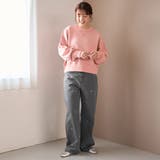 花柄刺繍 ワイドストレートデニムパンツ | coen【women】 | 詳細画像4 