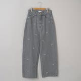 花柄刺繍 ワイドストレートデニムパンツ | coen【women】 | 詳細画像23 