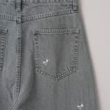 花柄刺繍 ワイドストレートデニムパンツ | coen【women】 | 詳細画像28 