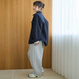 ダンボールイージーワイド カーブスウェットパンツ | coen【women】 | 詳細画像10 