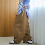 ダンボールイージーワイド カーブスウェットパンツ | coen【women】 | 詳細画像18 