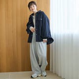 ダンボールイージーワイド カーブスウェットパンツ | coen【women】 | 詳細画像9 