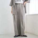 リネンタッチイージーカーブパンツ | coen【women】 | 詳細画像1 