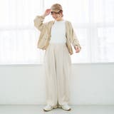 リネンタッチイージーカーブパンツ | coen【women】 | 詳細画像14 