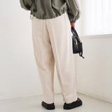 リネンタッチツータックワイドパンツ | coen【women】 | 詳細画像12 