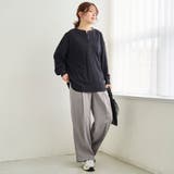 リネンタッチツータックワイドパンツ | coen【women】 | 詳細画像14 