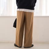 リネンタッチツータックワイドパンツ | coen【women】 | 詳細画像21 