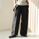リネンタッチツータックワイドパンツ | coen【women】 | 詳細画像5 