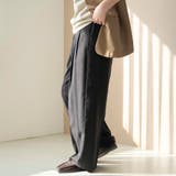 リネンタッチツータックワイドパンツ | coen【women】 | 詳細画像6 